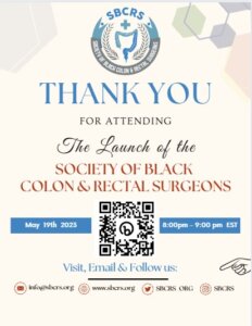 SBCRS Thank you - Society of Black Colon and Rectal Surgeons